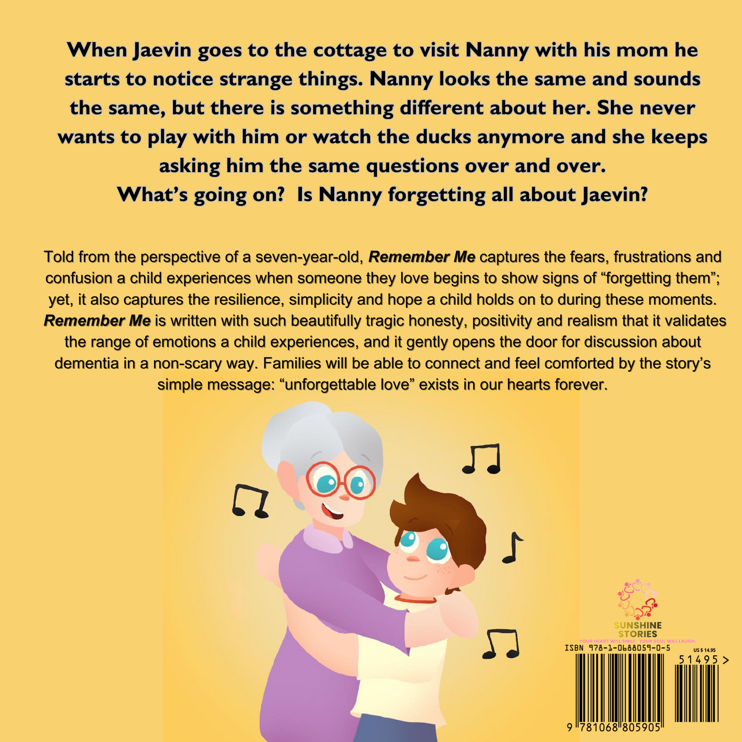 Remember Me (soft cover 32 pages full colour children's book)